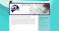 Desktop Screenshot of highrezconsulting.com